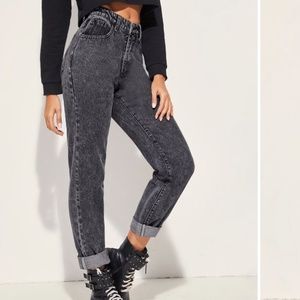 Trending Dark Wash Mom Jeans